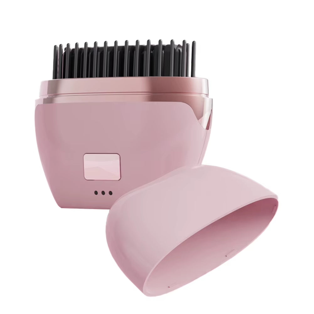New Multifunctional Electric Heating Hair Straightener Brush Portable Rechargeable Cordless Straightening Comb Hairdressing Tool